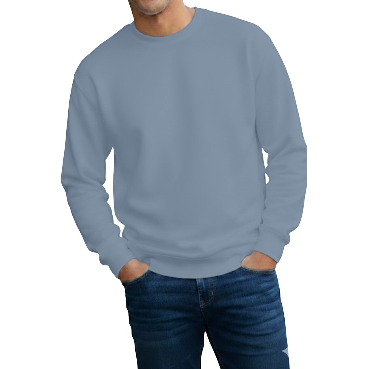 Gildan Softstyle Crewneck Sweatshirt, 80/20 Cotton Blend, Print-Ready Fleece